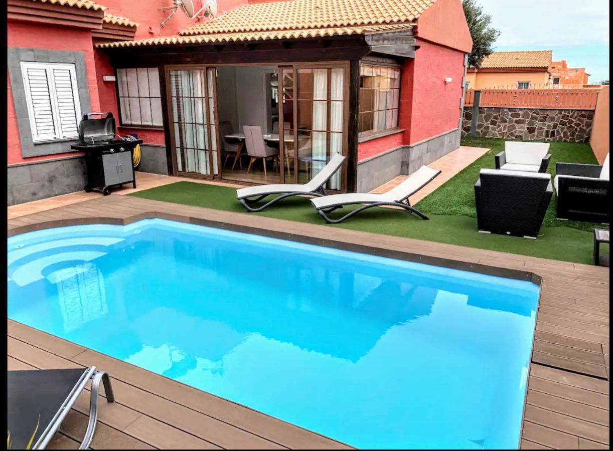 Casa Madriu, Villa De Lujo En Zona Residencial Corralejo Esterno foto